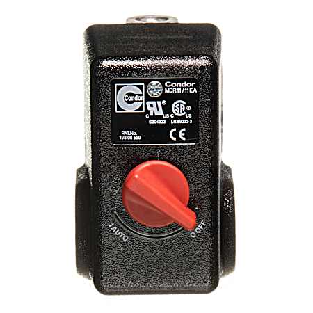 Pressure Switch,125 to 155 psi,4 Port 034-0184RP
