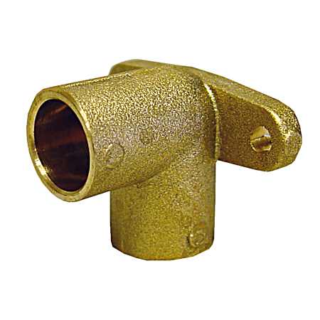 1/2 in. x 1/2 in. Cast Press 90 Degree Drop Ear Elbow Copper Fitting