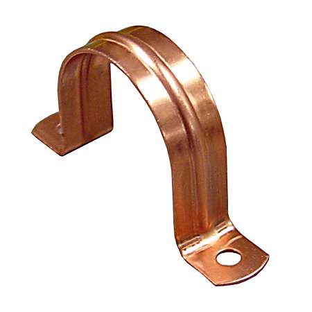 Copper Double Hole Tube Strap - 5 Pk.