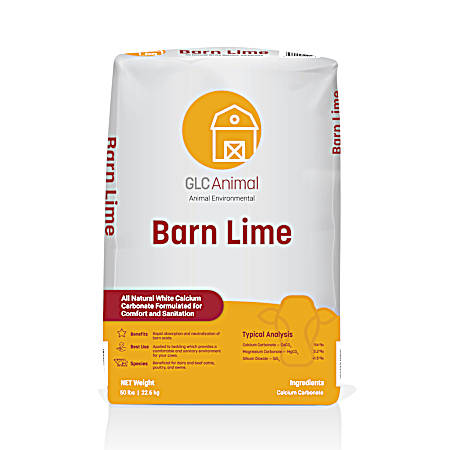 Mighty White Non-Slip Barn Lime -  50 lb