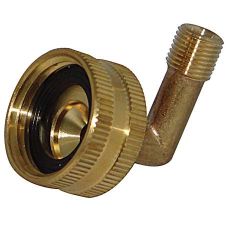 3/8 in. Comp x 3/4 in. Garden Hose Lead-Free Swivel Elbow