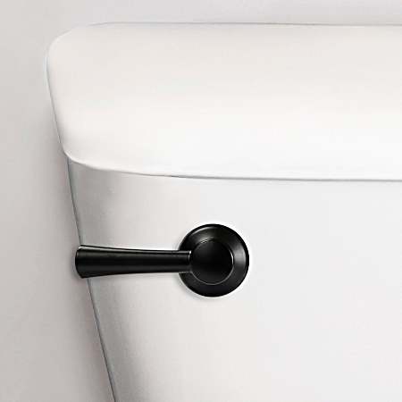 StrongARM Matte Black Simple Toilet Flush Handle & Lever
