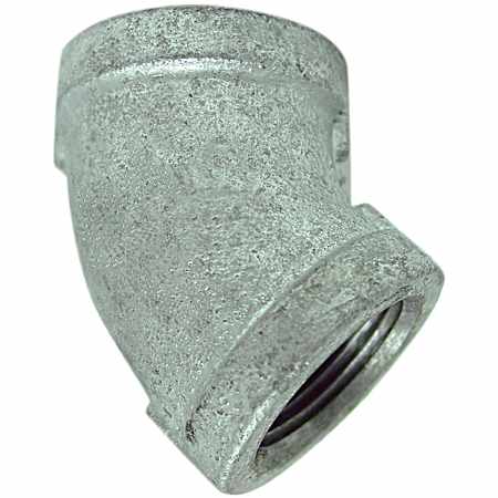 Fitting Galvanized Iron 45 Degree Elbow 
