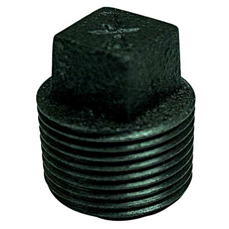1/2 in. Black Fitting Iron Pipe Plug