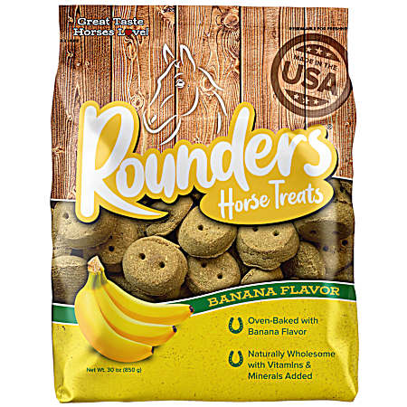 30 Oz Rounders Banana Horse Treats