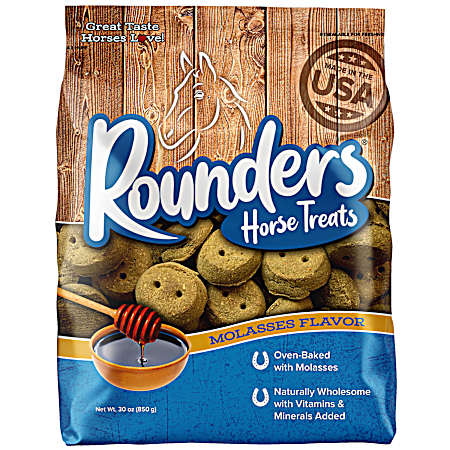 30 Oz Rounders Molasses Horse Treats
