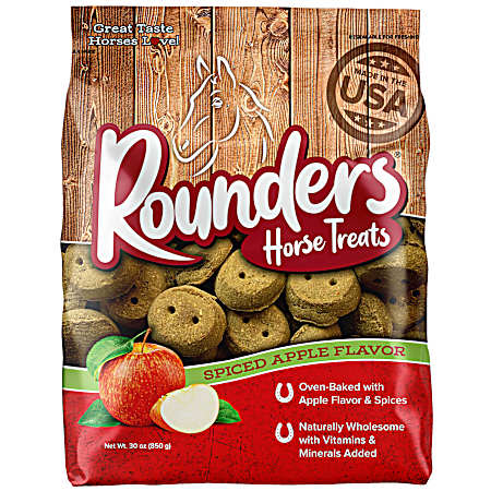30 oz Rounders Spiced Apple Horse Treats