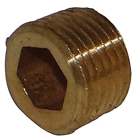 MIP Counter Sunk Plug Lead Free 