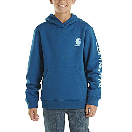 Little Boys' Deep Lagoon Graphic Pullover Sweatshirt