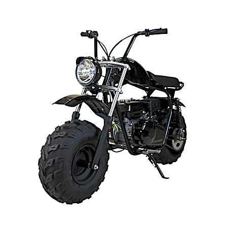 MB200S Minibike Black 196cc 4 Cycle Engine