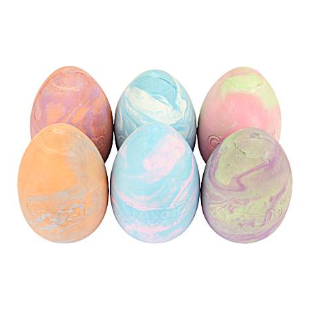 6 ct. Tie Dye Egg Chalk