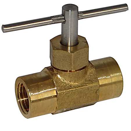 FIP Brass Lead-Free Straight Needle Valve
