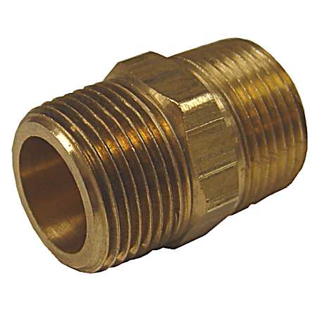 HEX Nipple Barstock Lead Free