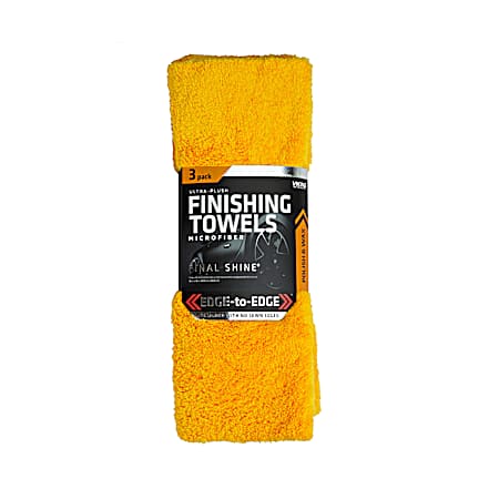 Ultra-Plush Soft Finishing Towels - 3 Pk