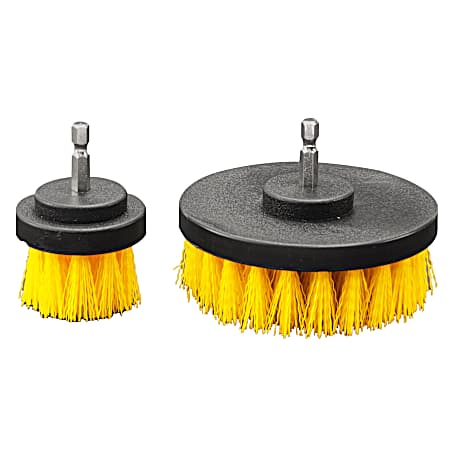 2 Pc Drill Powered Cleaning Brushes