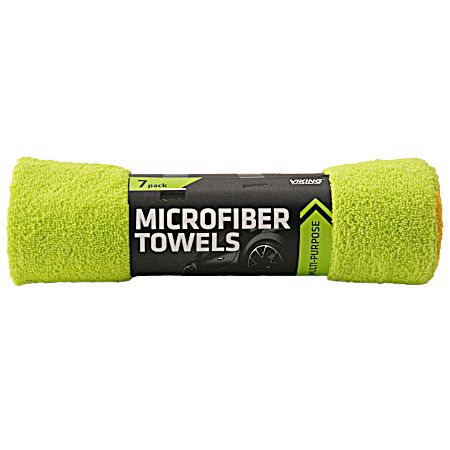 Multi-Purpose Microfiber Towels - 7 Pk