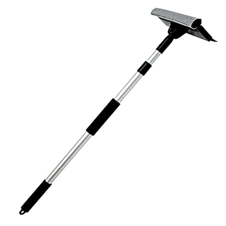 Pivoting Head Extension Automotive Squeegee