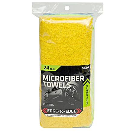 Microfiber Auto Cloths - 24 Pk