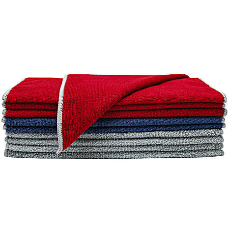 12 x 16 in Microfiber Final Shine Auto Cloths - 10 Pk