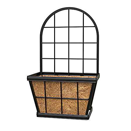 Modern Farmhouse Matte Black Wall Planter