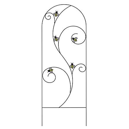 Bee-Conscious 66 in. Garden Trellis
