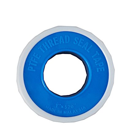1 in x 520 in White PTFE Thread Seal Tape