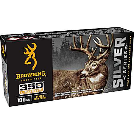 350 Legend 180gr Silver Series SP - 20 rds.