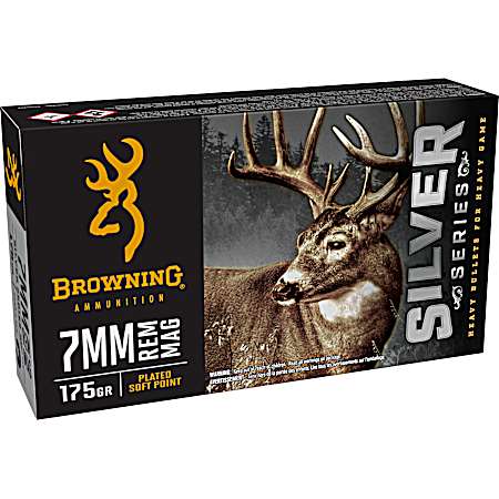 7mm Rem Mag 175gr Silver Series SP - 20 rds.