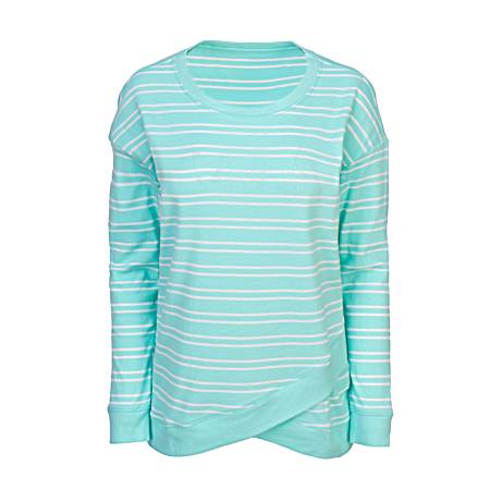 Women's Tulip Hem Long Sleeve Shirt