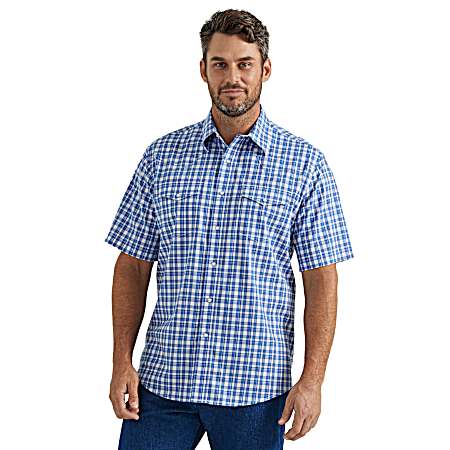 Men's Western Snap Button Short Sleeve Shirt
