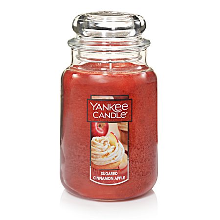 22 oz Sugared Cinnamon Apple Jar Candle