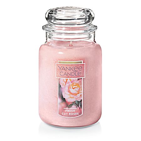 22 oz Fresh Cut Roses Jar Candle