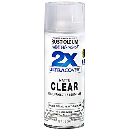 Painter’s Touch 12 oz Ultra Cover 2X Clear Spray