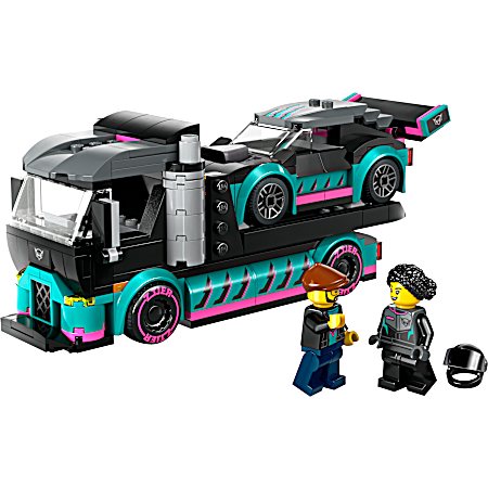 City Race Car & Car Carrier Truck 60406