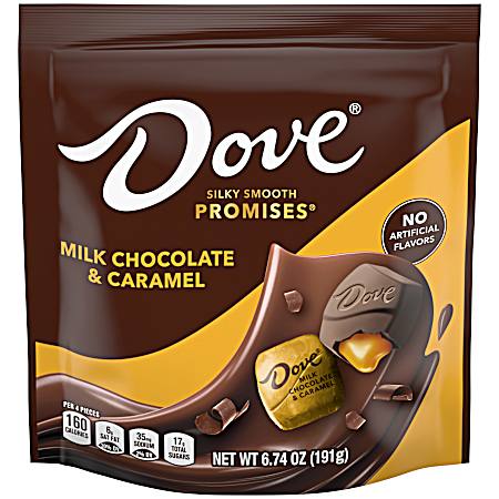 Dove Silky Smooth Promises 6.74 oz Milk Chocolate & Caramel Squares