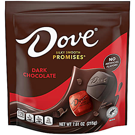 Dove Silky Smooth Promises 7.61 oz Dark Chocolate Squares