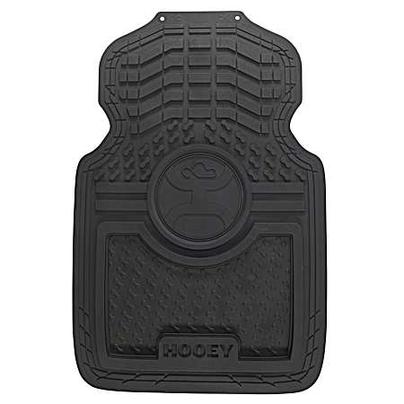 2 pc Floor Mat Set - Black