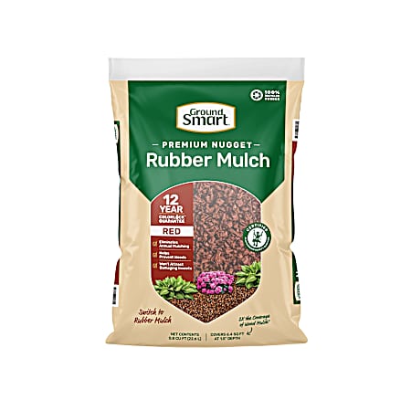 0.8 cu. ft. Red Rubber Nuggets/Mulch