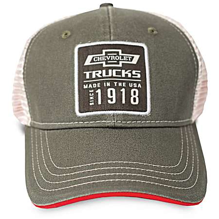 Men's Chevy Patch Logo Grey Cap
