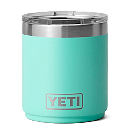 Rambler Lowball 10 oz Seafoam Tumbler w/MagSlider Lid