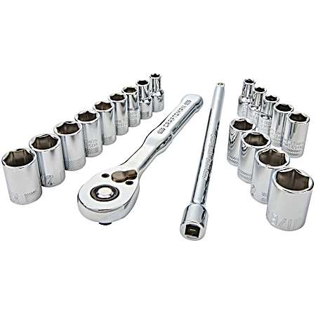 20 Pc 1/4-in. Drive Mechanics Tool Set