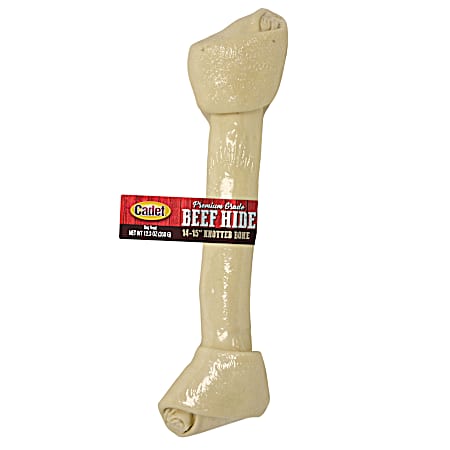 14-15 in Natural Rawhide Bone Dog Chew
