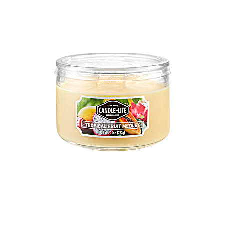 10 oz Tropical Fruit Medley 3-wick Jar Candle