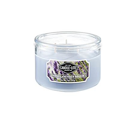 10 oz Fresh Lavender Breeze 3-wick Jar Candle