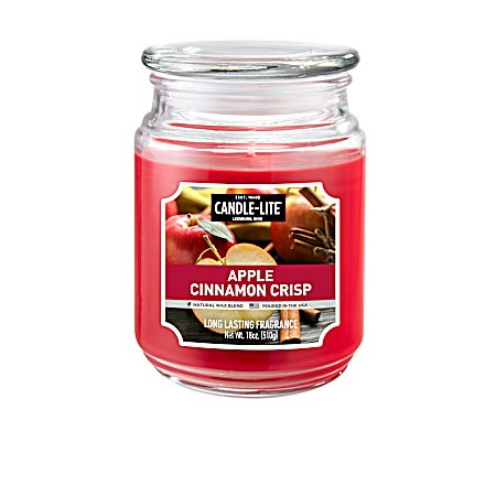 18 oz Apple Cinnamon Crisp Jar Candle