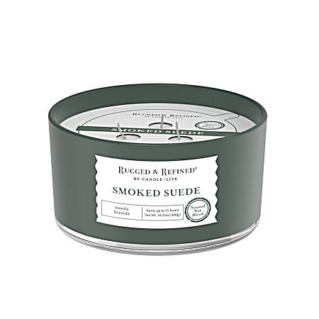 16.25 oz Smoked Suede 3-wick Jar Candle
