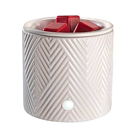 Everyday White Chevron Wax Melt Warmer