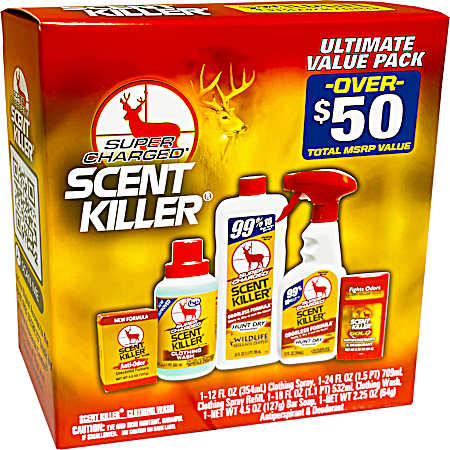 Super Charged Scent Killer Kit