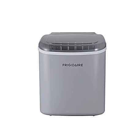 Silver Compact Ice Maker