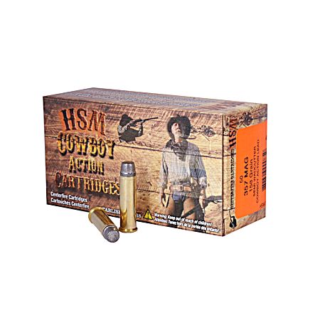 .357 Mag Cowboy Action 158 Grain Handgun Cartridges - 50 Rounds